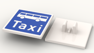 Buss og taxi